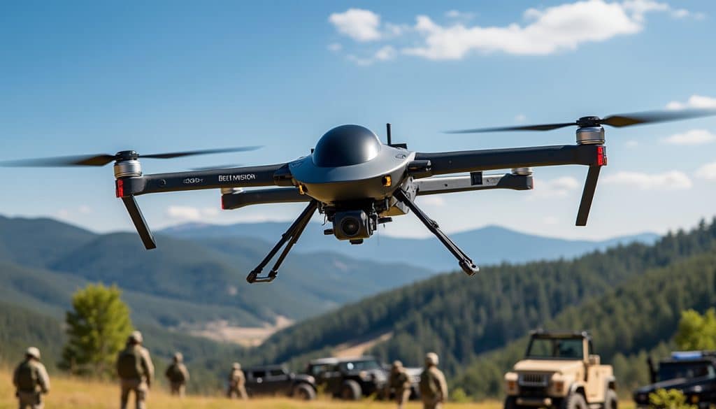 découvrez l'ebee vision, le dernier drone de surveillance de l'armée de terre. conçu pour des missions de reconnaissance avancées, cet appareil innovant offre une technologie de pointe pour garantir une sécurité optimale. explorez ses caractéristiques impressionnantes et son rôle crucial dans les opérations militaires modernes.