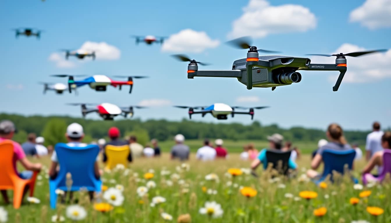 découvrez 'drones en spectacle', l'événement phare de 2025 en france, réunissant les dernières innovations technologiques et des performances aériennes époustouflantes. ne manquez pas cette expérience unique qui allie art, technologie et divertissement dans un cadre exceptionnel.
