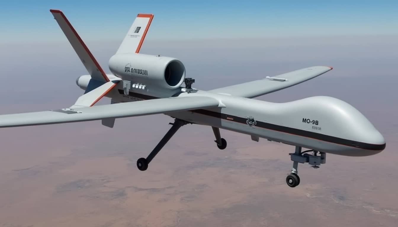 découvrez comment l'arabie saoudite s'apprête à renforcer sa flotte militaire avec l'acquisition de 200 drones male mq-9b skyguardian américains, un projet stratégique qui pourrait transformer le paysage de la défense dans la région.