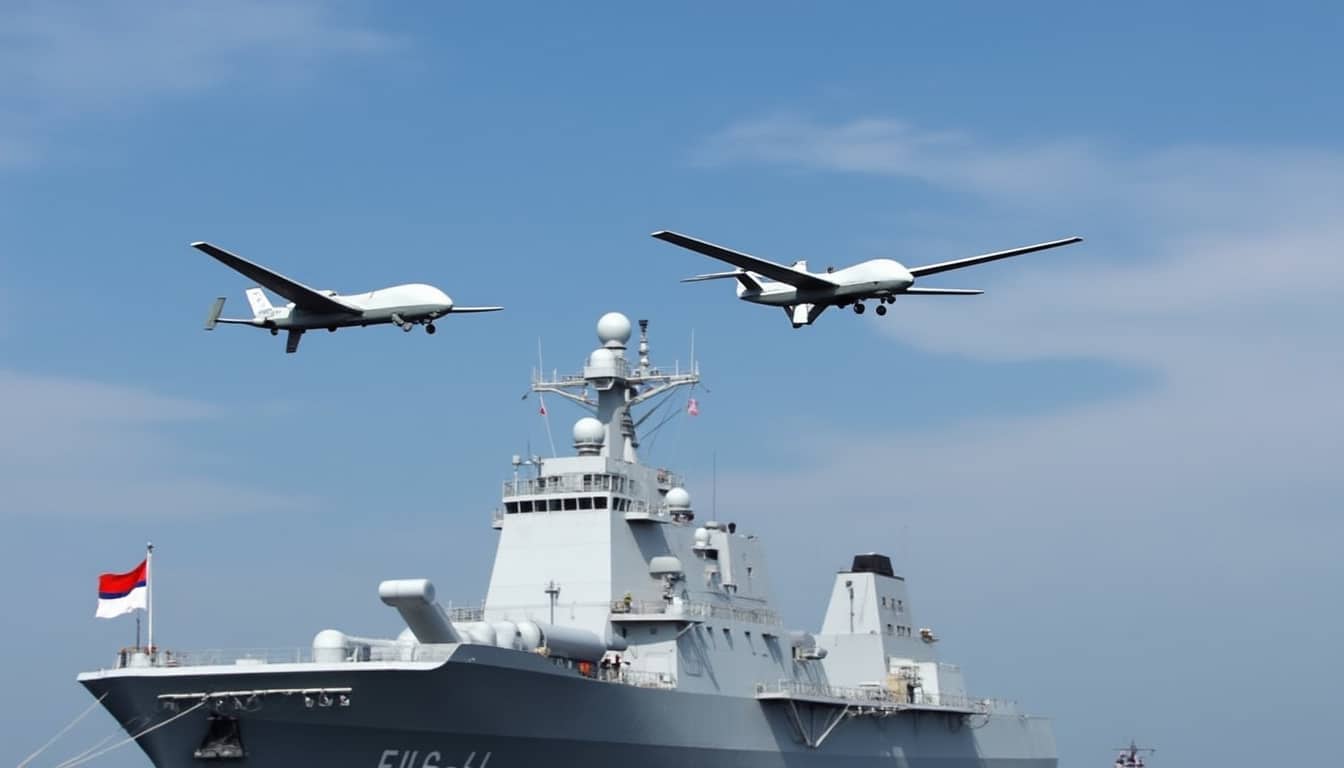 découvrez comment la corée du sud renonce au f-35b et à la construction d'un porte-avions pour se tourner vers un vaisseau innovant intégrant des drones polyvalents, marquant un tournant stratégique dans sa politique de défense.