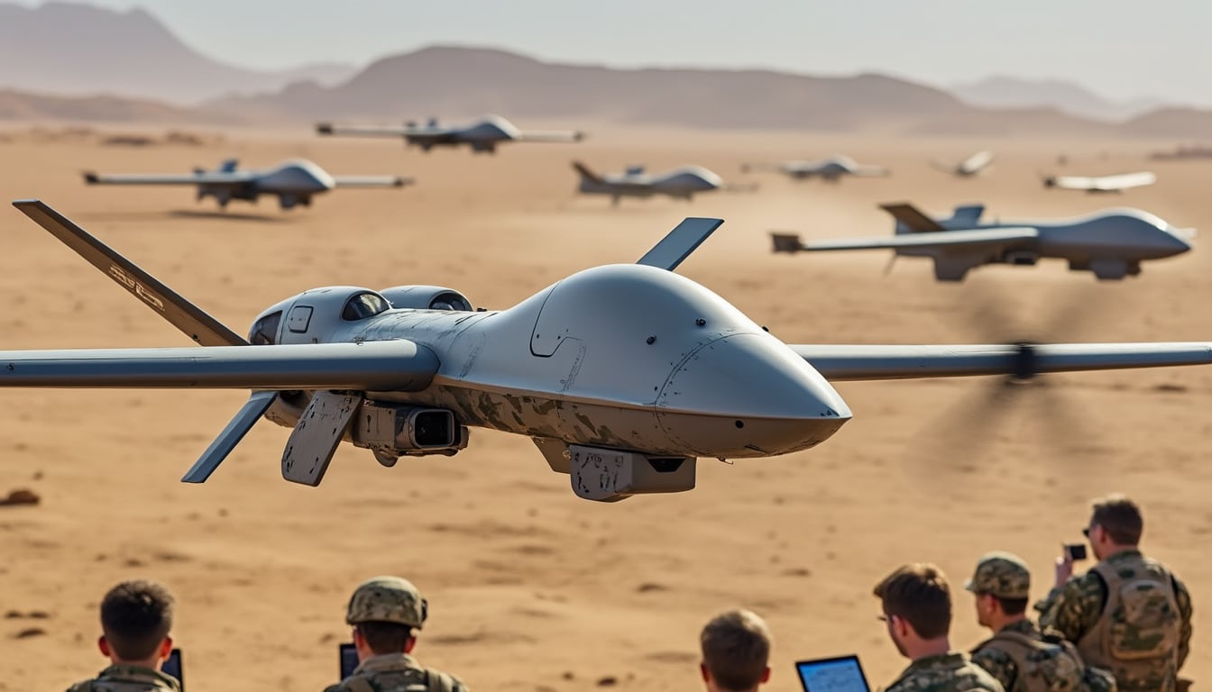 découvrez comment la royal air force renforce ses capacités de combat avec l'introduction d'un drone de guerre électronique, conçu pour soutenir ses chasseurs f-35b et typhoon face aux radars adverses. une avancée technologique majeure qui transforme la stratégie aérienne moderne.