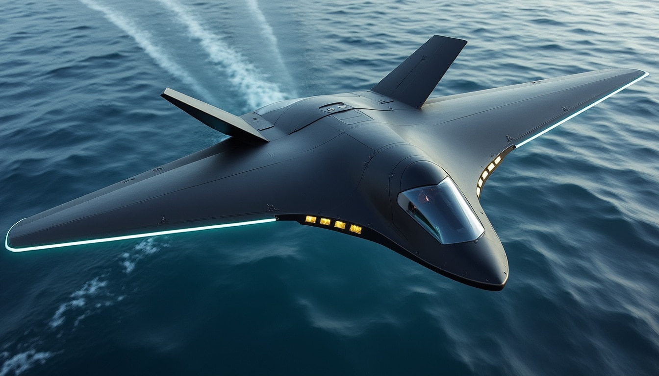 découvrez comment un nouveau titan des abysses transforme le champ de bataille maritime avec un drone de combat furtif. prêt à frapper, ce dispositif innovant redéfinit les stratégies de guerre modernes grâce à sa technologie avancée et sa capacité à opérer discrètement. plongez dans l'avenir de la défense navale.