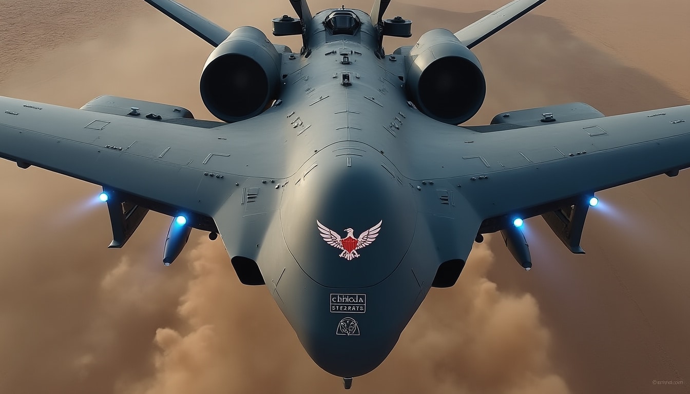 découvrez comment la royal air force renforce ses capacités aériennes en déployant un drone de guerre électronique pour assister les chasseurs f-35b et typhoon, marquant une avancée significative dans la lutte moderne contre les menaces aériennes.