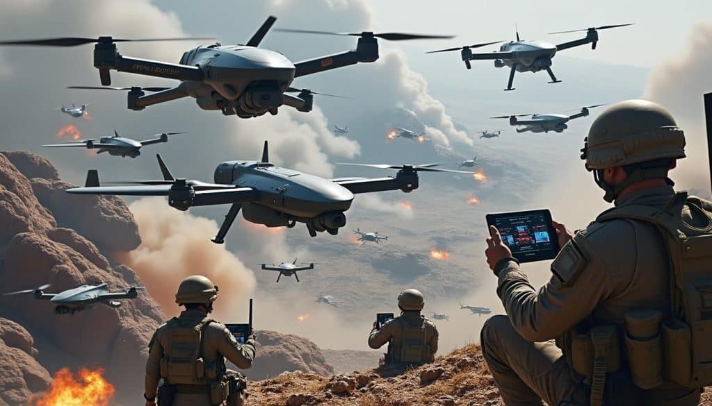 découvrez comment l'utilisation des drones transforme radicalement les stratégies militaires et révolutionne les opérations sur le terrain. explorez l'impact de la dronisation dans le contexte contemporain de la guerre.