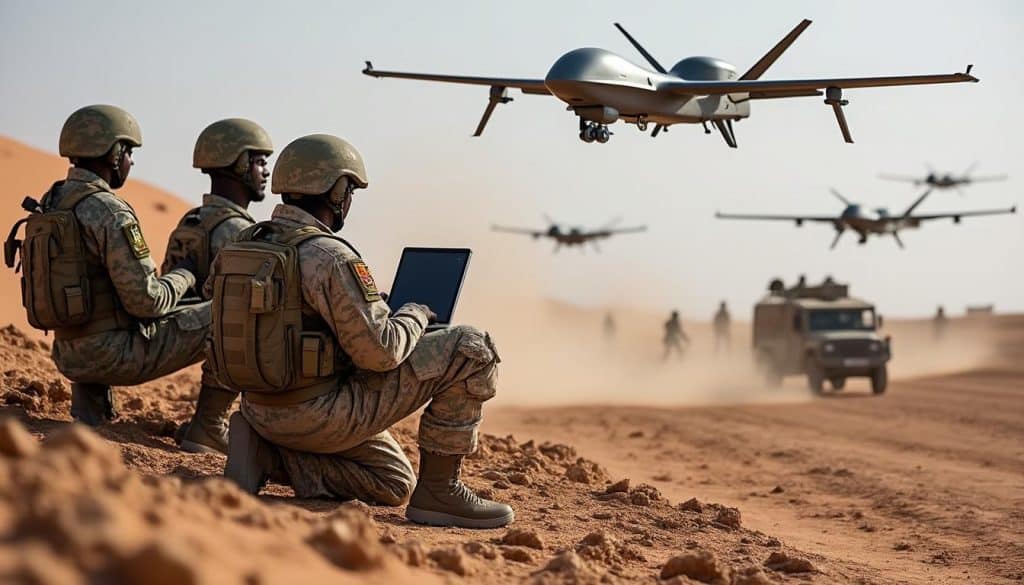 découvrez comment l'armée mauritanienne utilise des drones de surveillance et d'intervention pour faire face aux défis sécuritaires posés par le polisario, renforçant ainsi sa stratégie de défense nationale dans la région.
