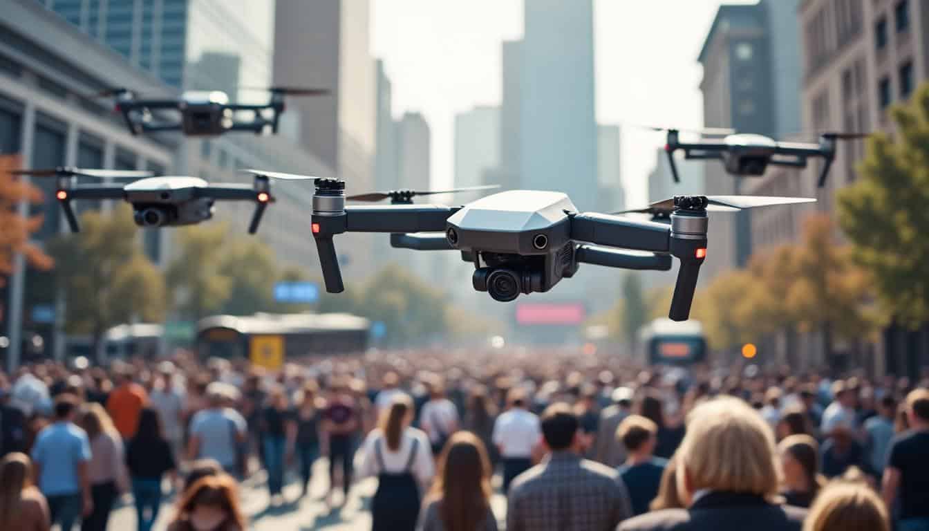 découvrez comment les drones transforment la sécurité publique en 2025. analyse des tendances durables, bénéfices et défis de leur intégration dans les forces de l'ordre pour assurer une protection optimale des citoyens.