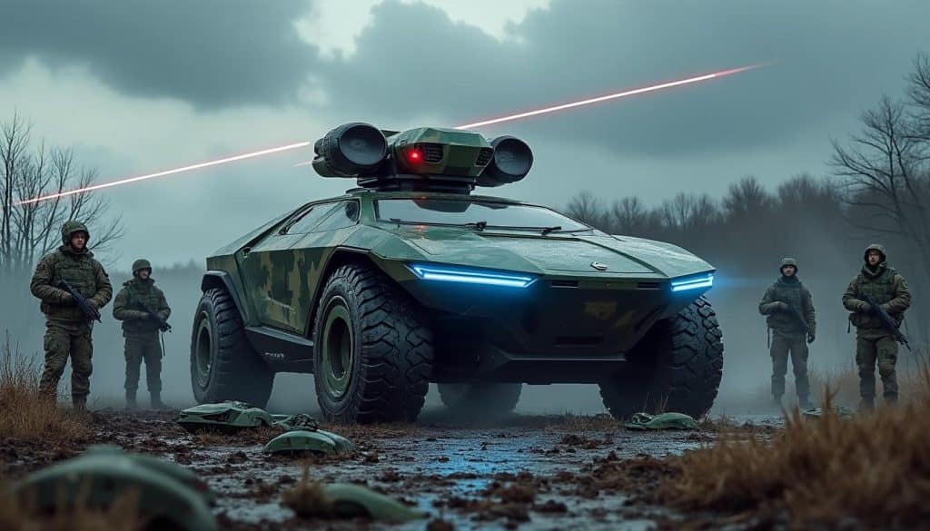 découvrez l'étonnante apparition d'un laser anti-drones chinois au sein des forces russes, déployé sur le front ukrainien. cette technologie de pointe soulève des questions intrigantes sur les stratégies militaires modernes et l'impact des innovations technologiques dans le conflit en cours.