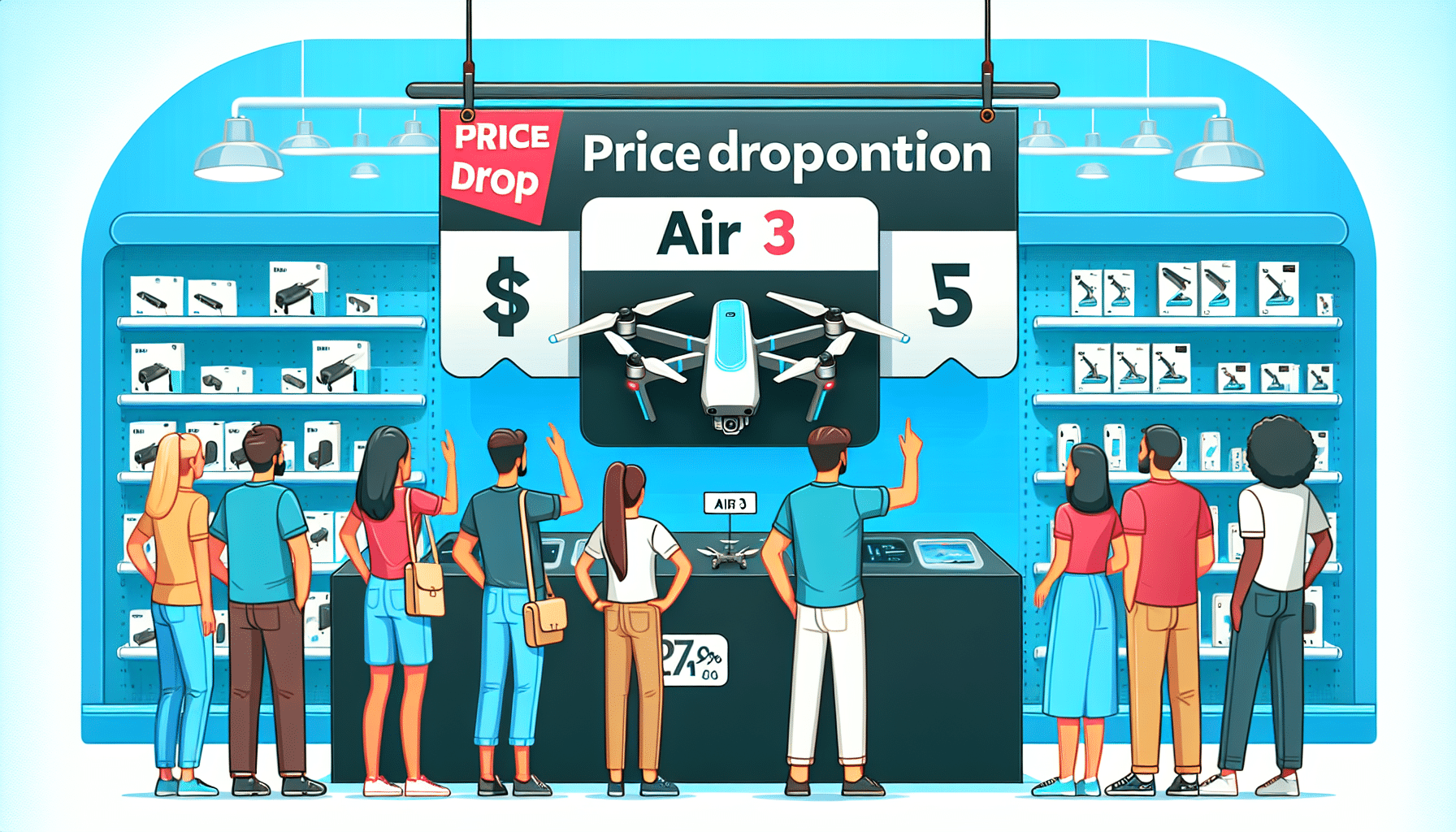 le drone dji air 3 disponible à son prix le plus bas avec une réduction ...