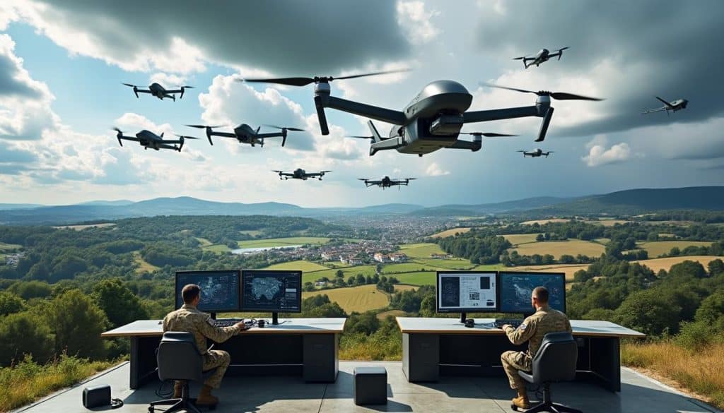 découvrez comment l'armée de terre repousse les limites de l'entraînement militaire en inaugurant la plus grande zone de simulation de combats de drones en europe, au cœur des enjeux du conflit aérien moderne.