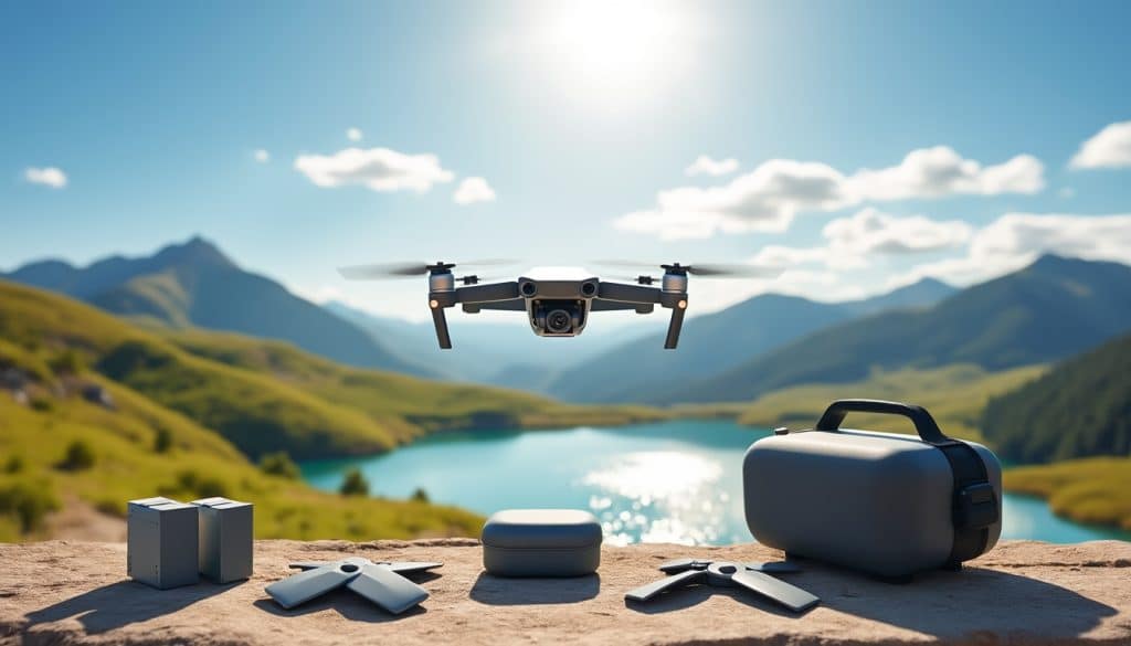 découvrez le dji mavic mini – ensemble pack fly more, un drone compact, léger et performant. profitez de la liberté de capturer des images aériennes exceptionnelles et prolongez vos vols grâce aux accessoires inclus. parfait pour les passionnés de photographie et d’aventure.