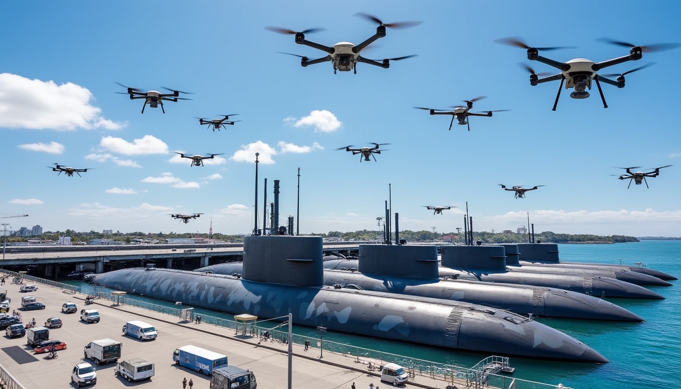l’australie modernise sa défense maritime en commandant les drones sous-marins ghost shark de la société anduril, une initiative clé pour renforcer la sécurité et l’innovation de sa flotte navale.