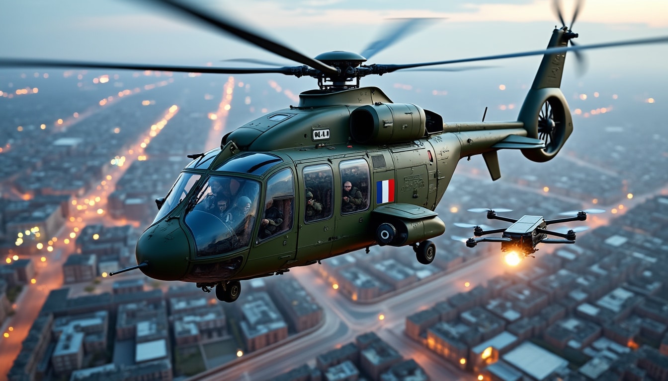 la france envoie un hélicoptère fennec équipé pour la lutte anti-drones au danemark, renforçant ainsi la coopération européenne en matière de sécurité et de défense face aux nouvelles menaces aériennes.