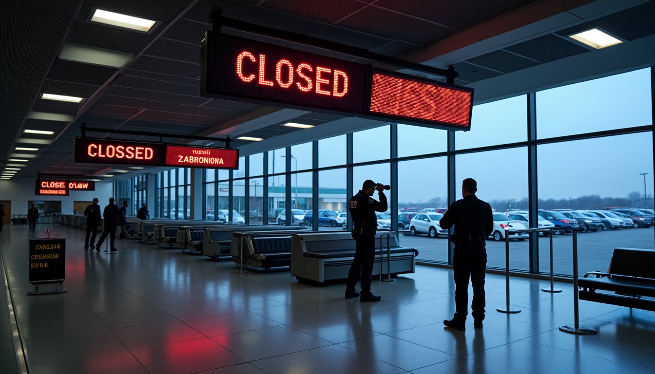la pologne a décidé de suspendre temporairement l'activité de quatre aéroports après avoir reçu des alertes concernant la présence de drones russes. découvrez les raisons de cette mesure et son impact sur le trafic aérien polonais.
