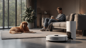 Laisse le robot romo aspirer et profite de ton tems