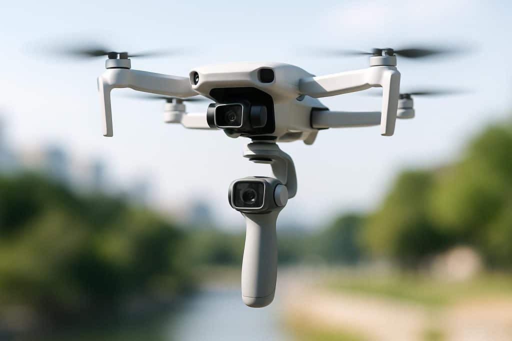 découvrez dronebal, l’accessoire innovant à 35 € qui transforme votre dji mini 4 pro en une caméra stabilisée et nomade, idéale pour des prises de vue fluides et professionnelles en déplacement.