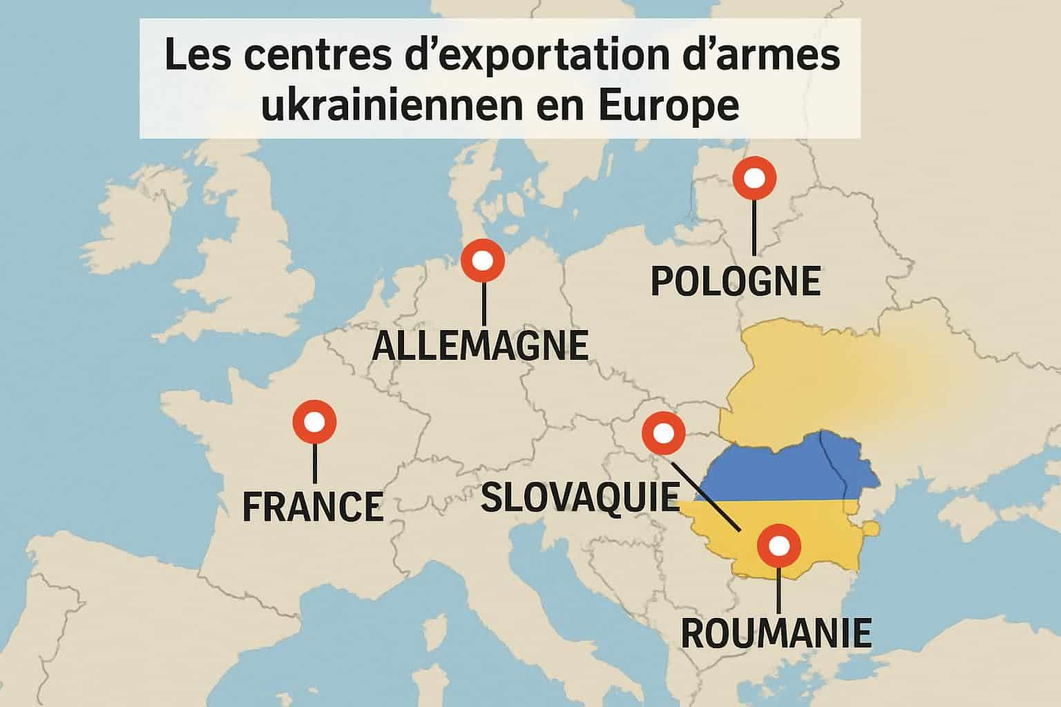 volodymyr zelensky annonce la création de dix centres en europe pour faciliter l'exportation des armes ukrainiennes, renforçant le soutien international à l'ukraine.