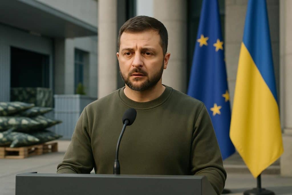 volodymyr zelensky annonce le lancement de dix centres européens dédiés à l'exportation d'armes en provenance d'ukraine, renforçant ainsi la coopération militaire et le soutien international.