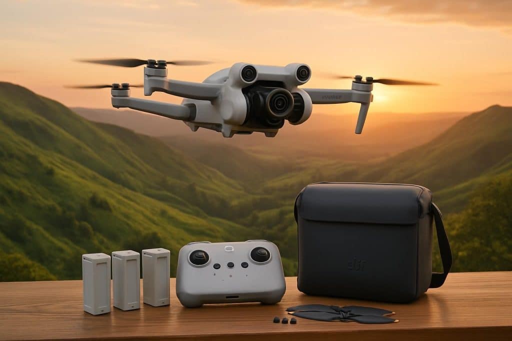 découvrez le dji mini 3, le drone parfait pour les passionnés, avec son pack complet en promotion exceptionnelle. profitez de performances avancées et d'une prise en main facile dès aujourd'hui !