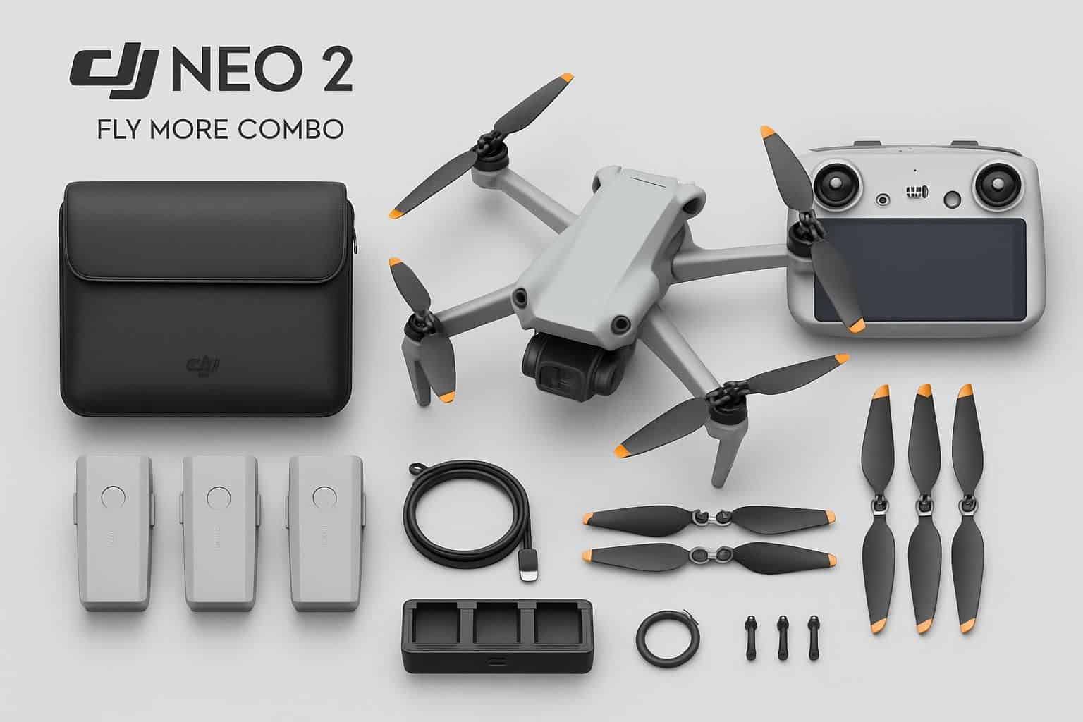 découvrez le dji neo 2 fly more combo, le mini drone 4k parfait pour les débutants, offrant une qualité exceptionnelle et une autonomie prolongée, maintenant disponible à un prix imbattable.