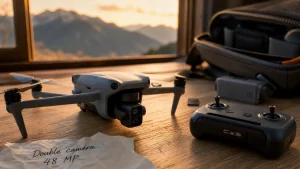 Drone DJI Air 3 double caméra 48 MP, O4, vol et image 4K