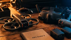 Drone dji avata 2 Avata 2 en pack complet sur table