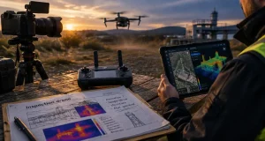 Débouchés pilote de drone : inspection drone et cartographie terrain